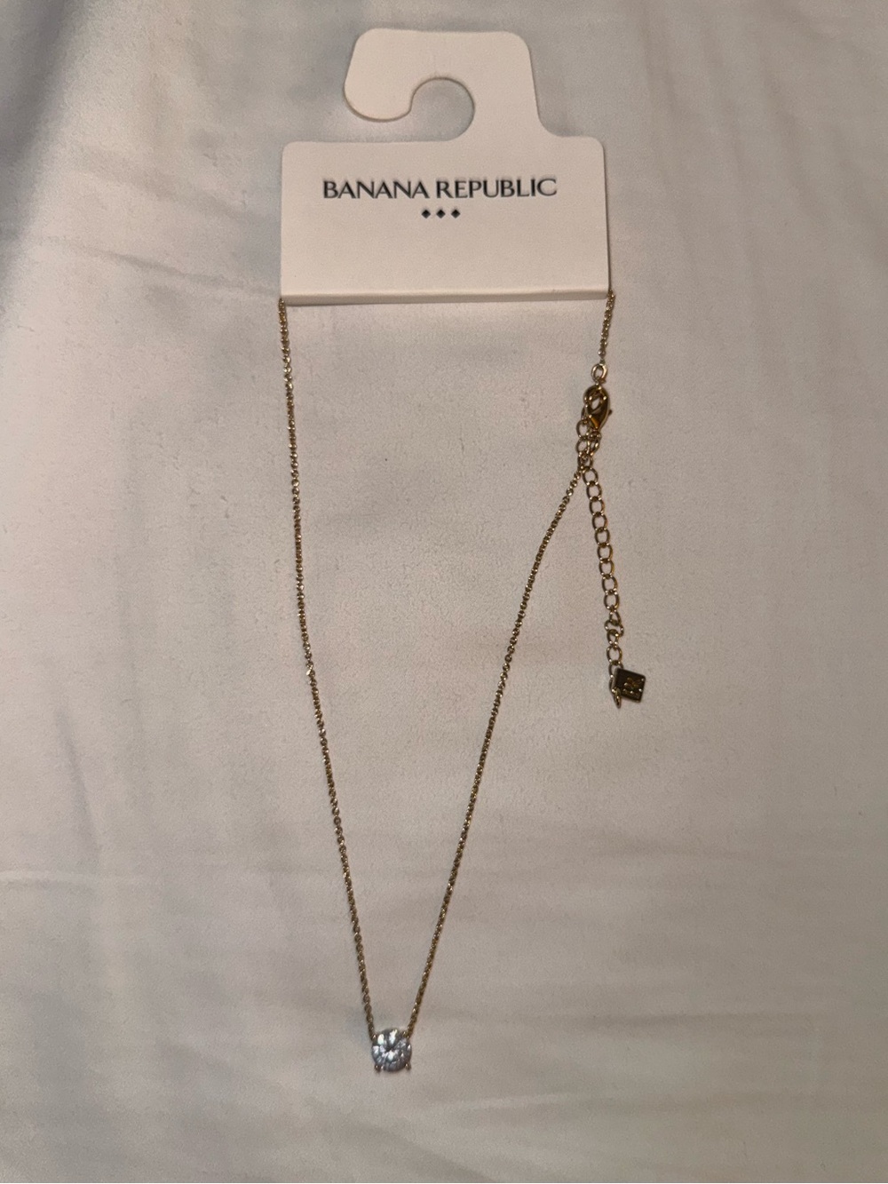 Banana Republic Solitaire Pendant Necklace